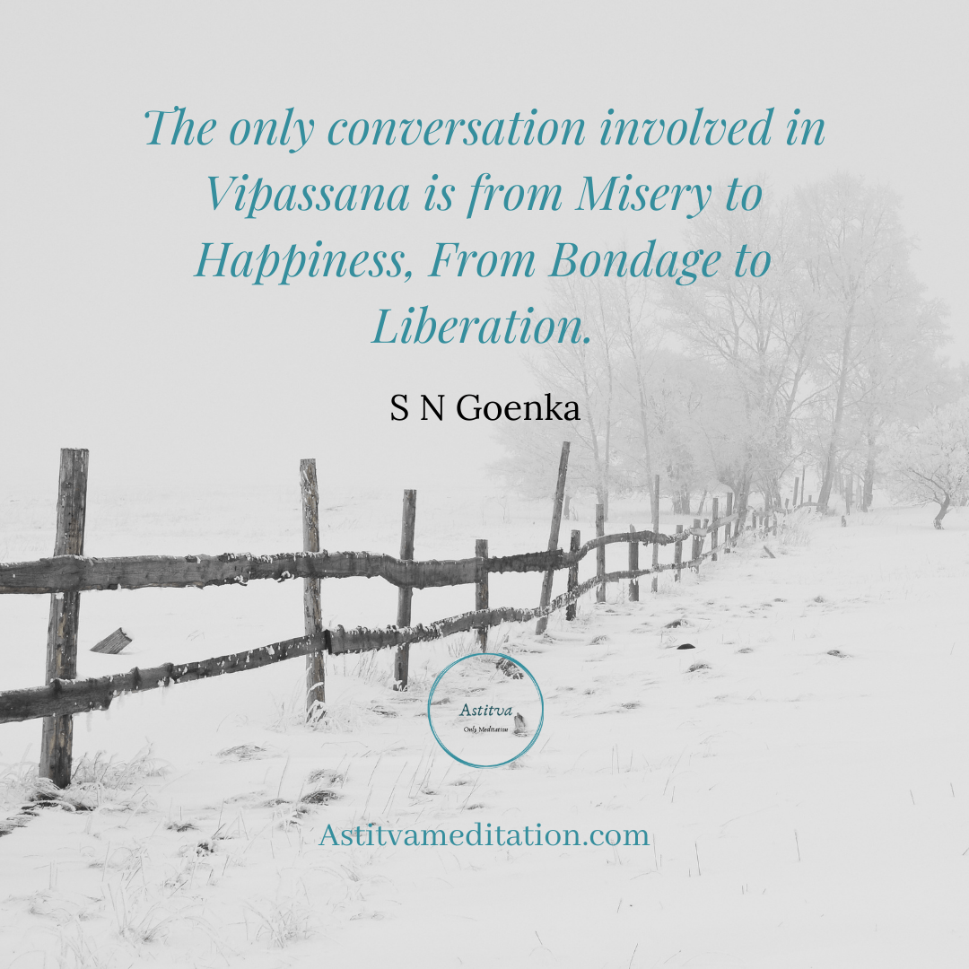 From Bondage to Liberation ~ S.N.&nbsp;Goenka