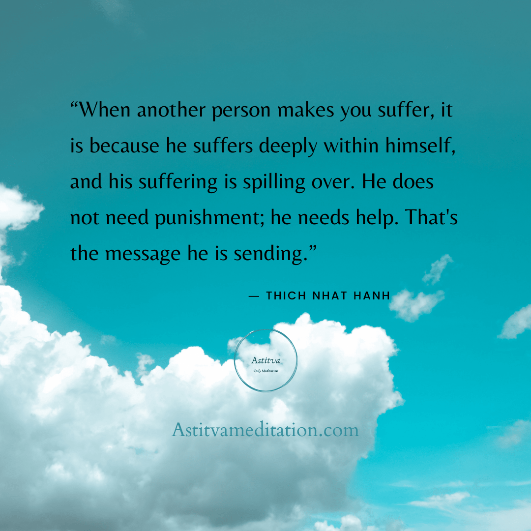 Suffering is a Message ~ Thich Nhat&nbsp;Hanh