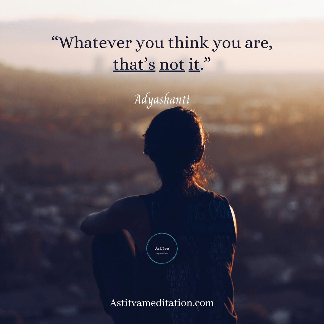You are not it ~&nbsp;Adyashanti