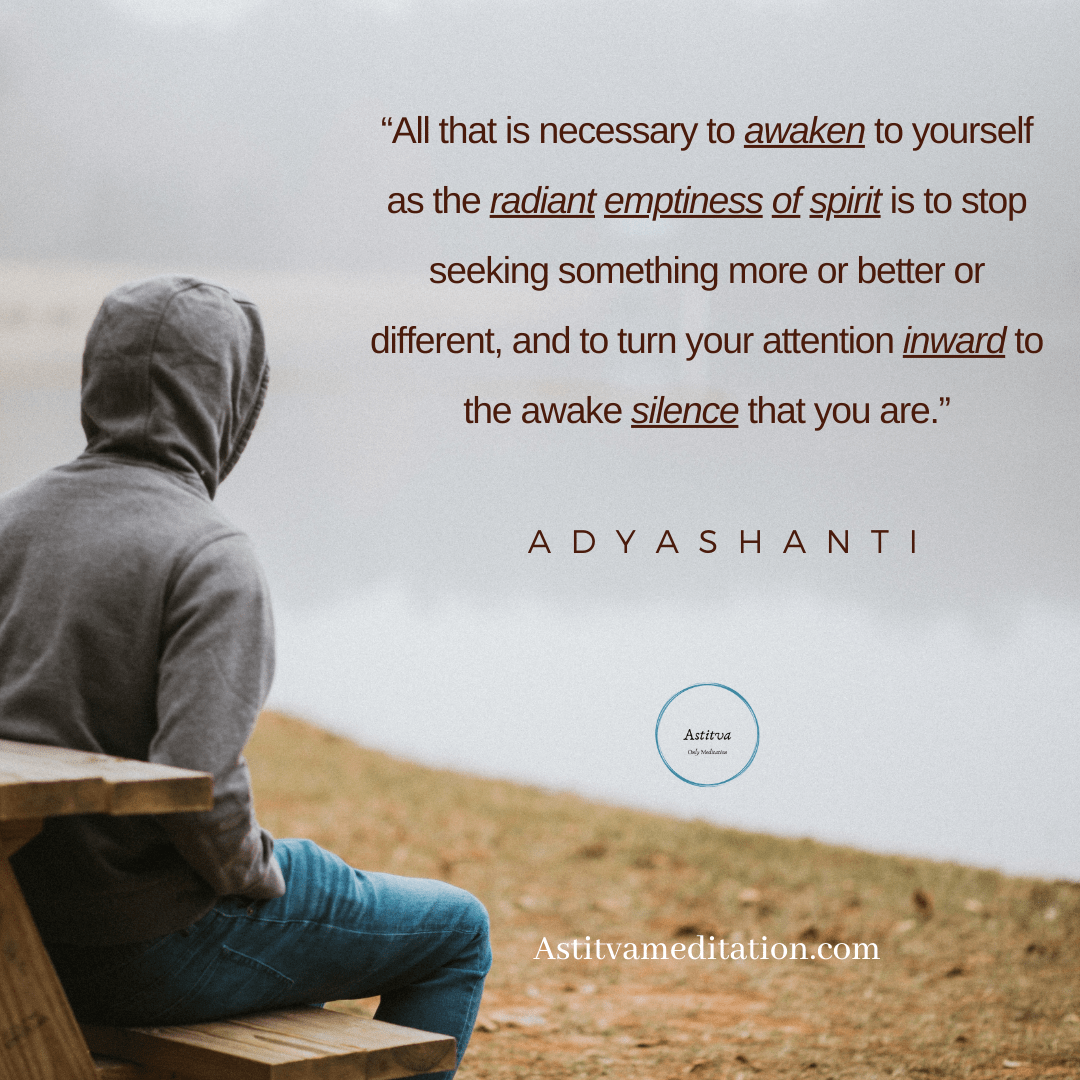 Awaken silence ~&nbsp;Adyashanti