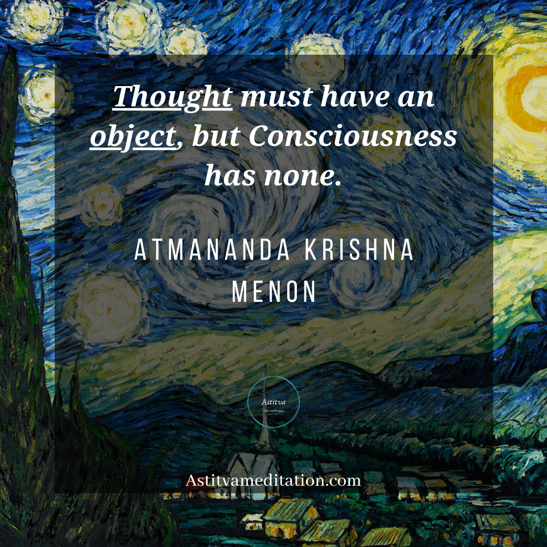 Consciousness ~ Atmananda Krishna&nbsp;Menon