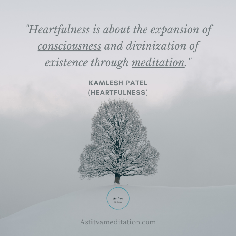 Existence through meditation ~ Kamlesh&nbsp;Patel
